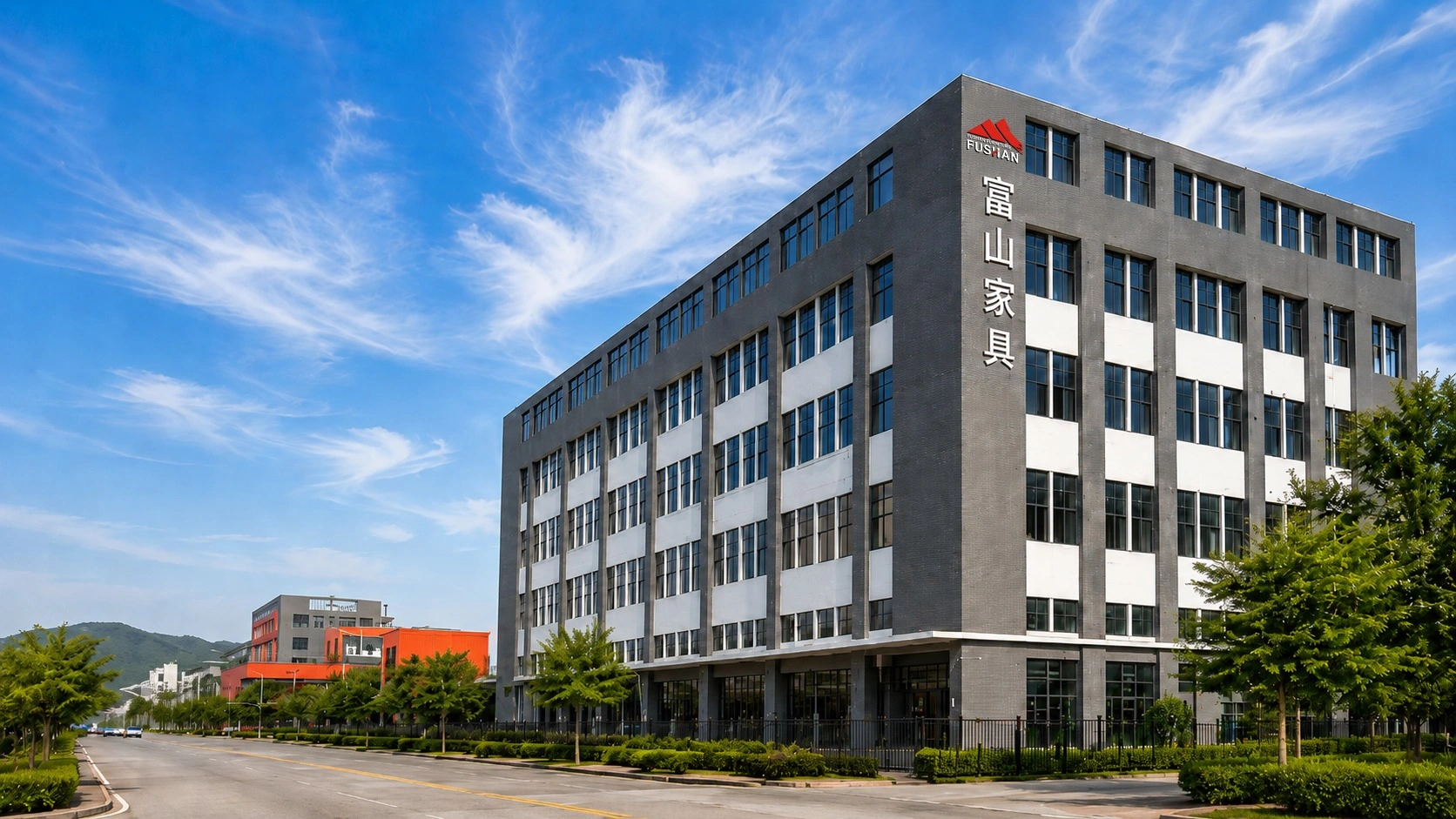 FUSHAN Furniture factory building in Jiangmen China