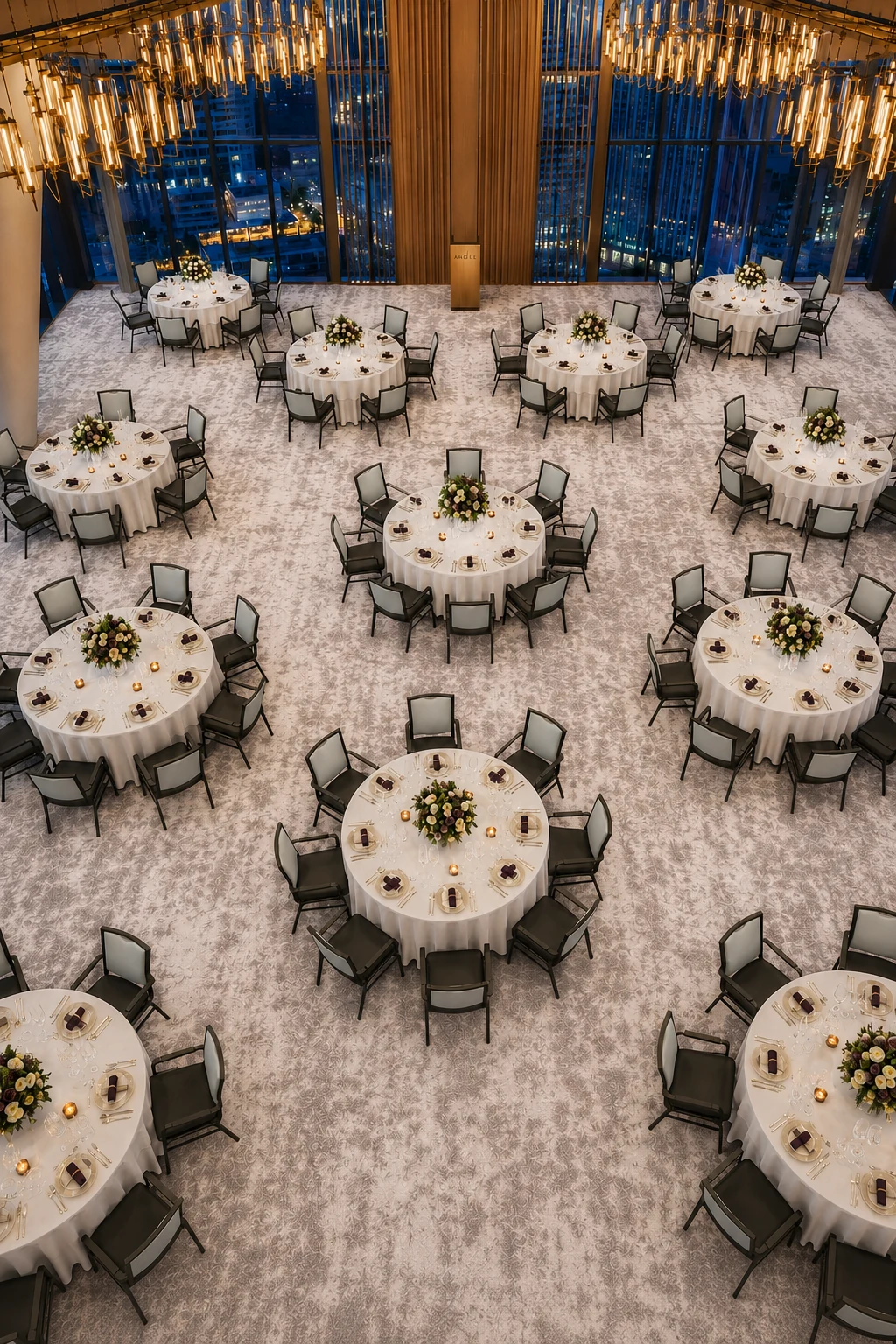 Stackable Hotel Banquet Armchair with Carry Handle application scene