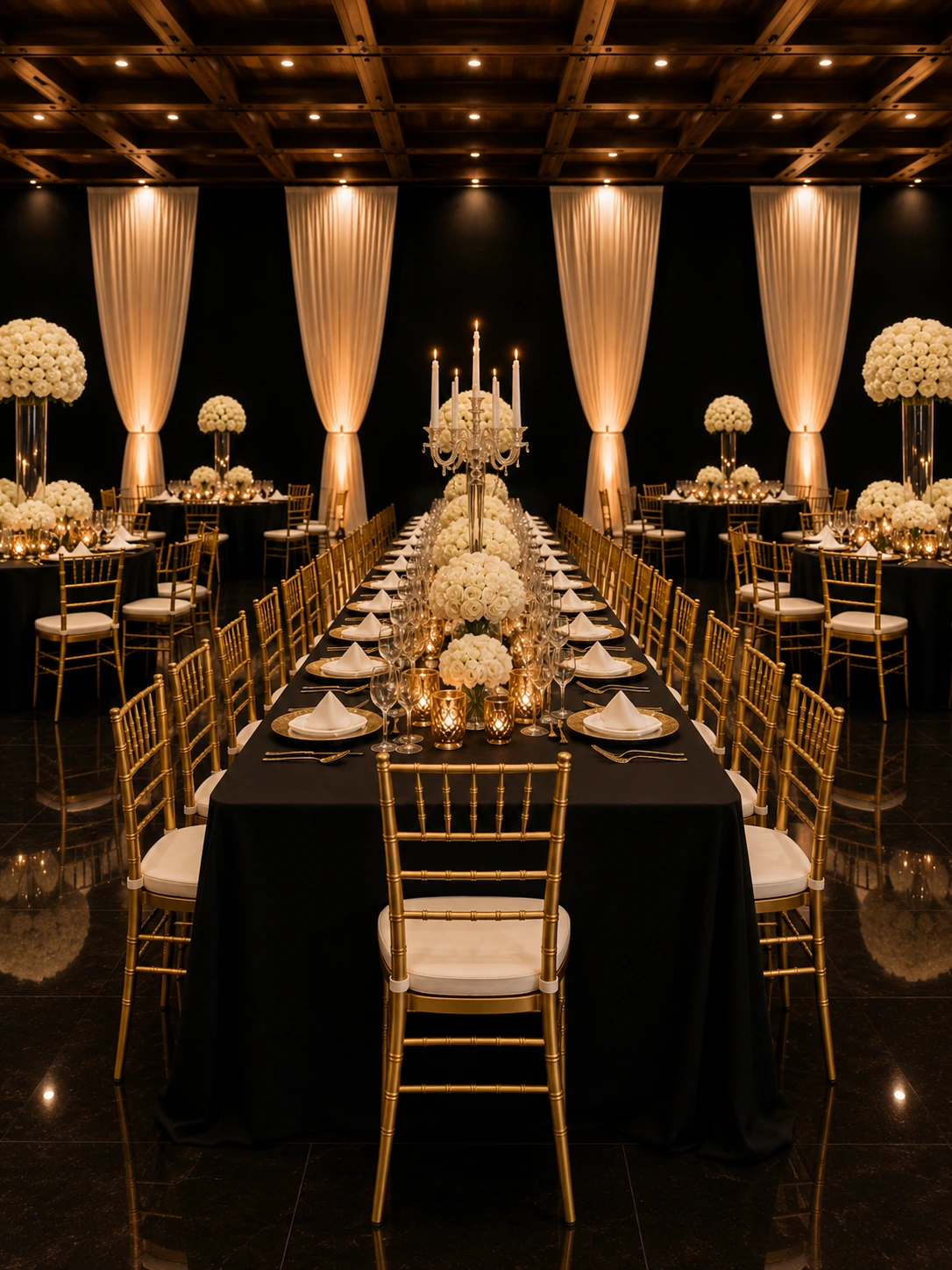 Chiavari Banquet Chair for Wedding Venues application scene