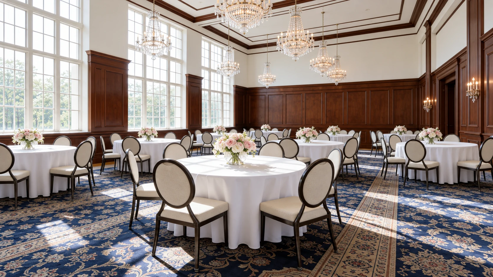 Stackable Banquet Chair for Senior Living Facilities application scene