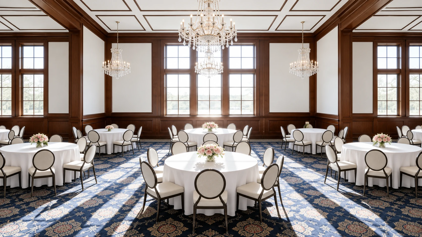 Stackable Banquet Chair for Senior Living Facilities application scene