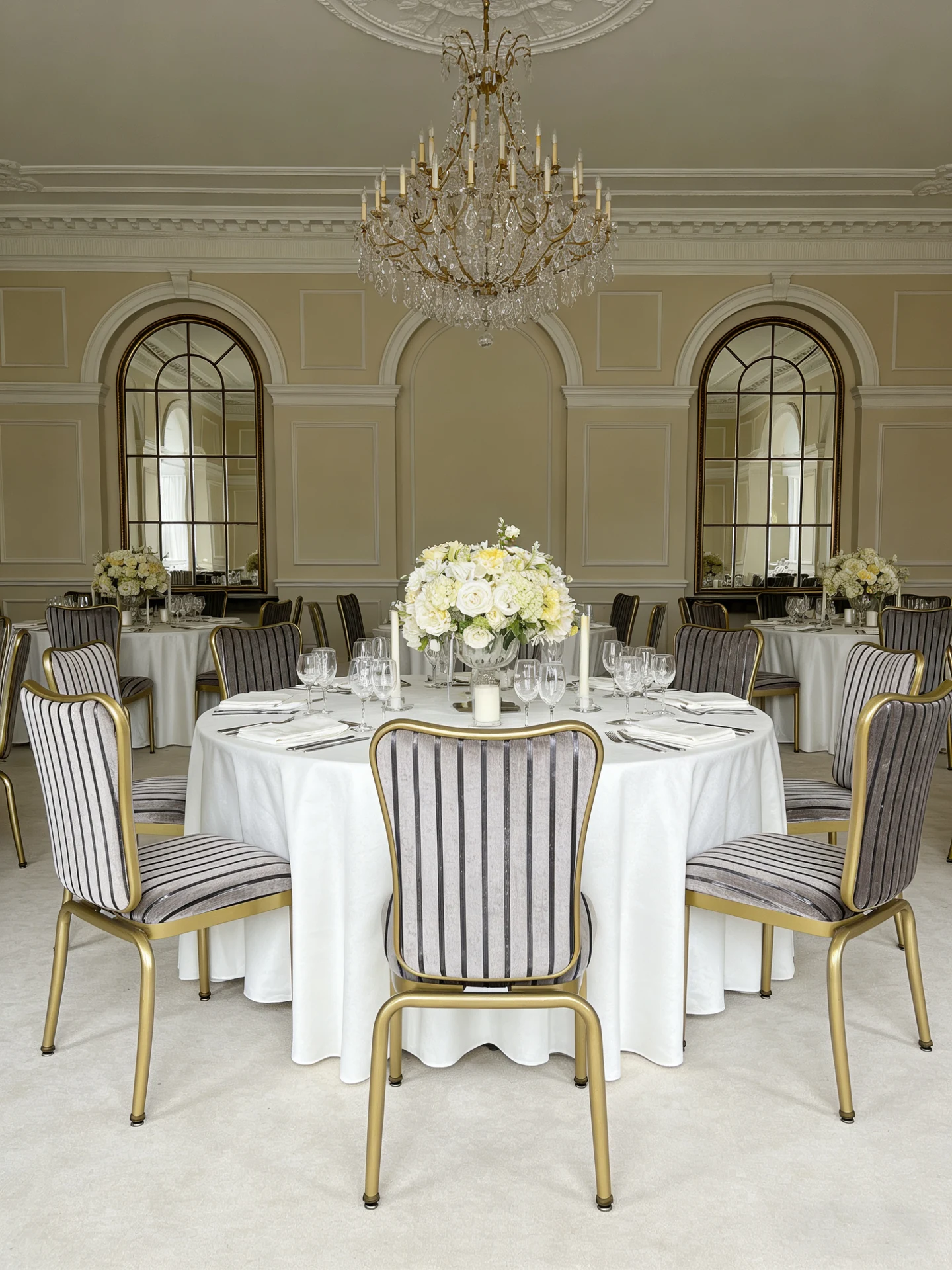 Aluminum Banquet Chair for Conference Rooms application scene