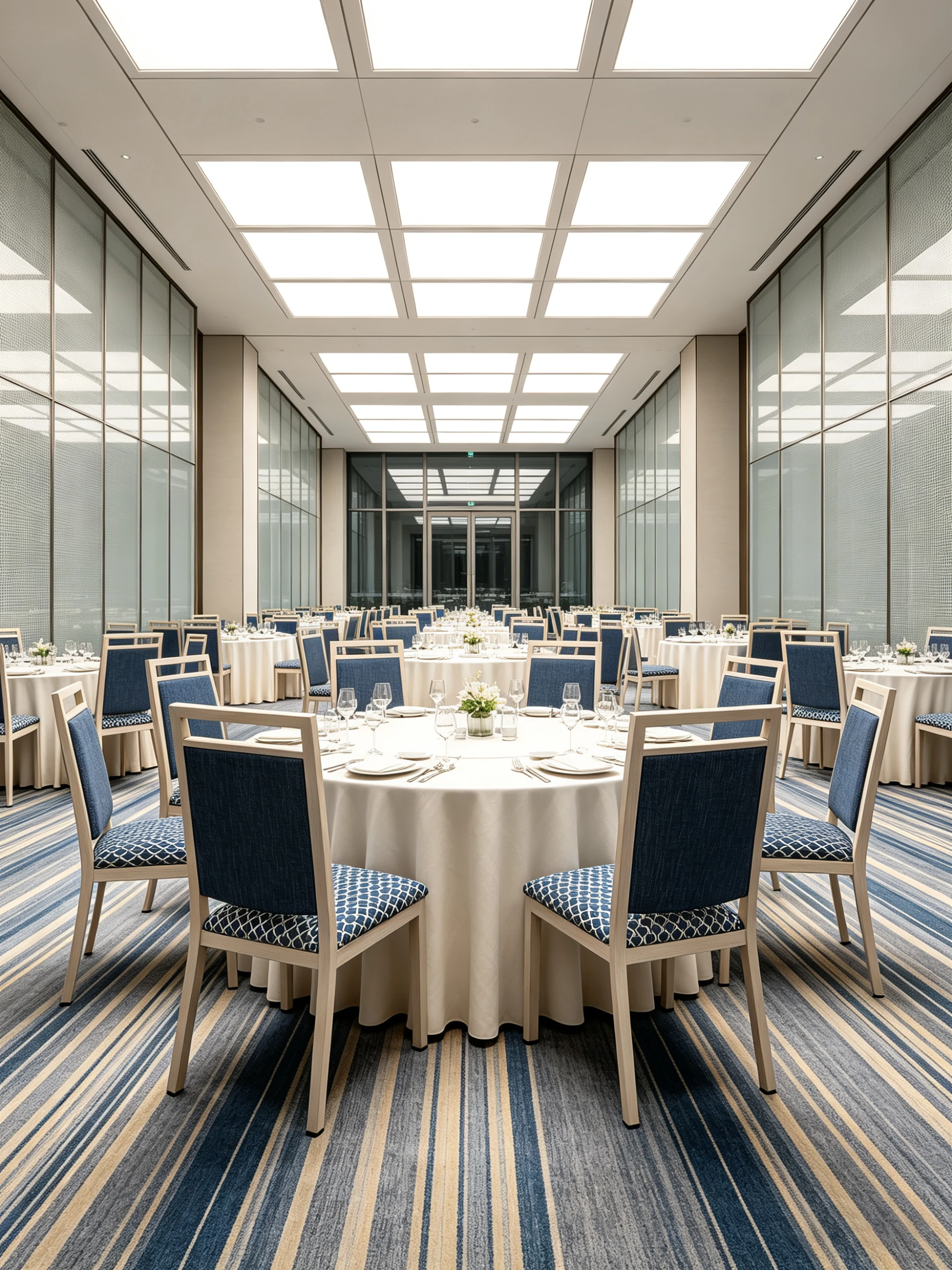 Elegant Wood-Look Metal Banquet Chair for Hotel Events and Wedding Venues application scene