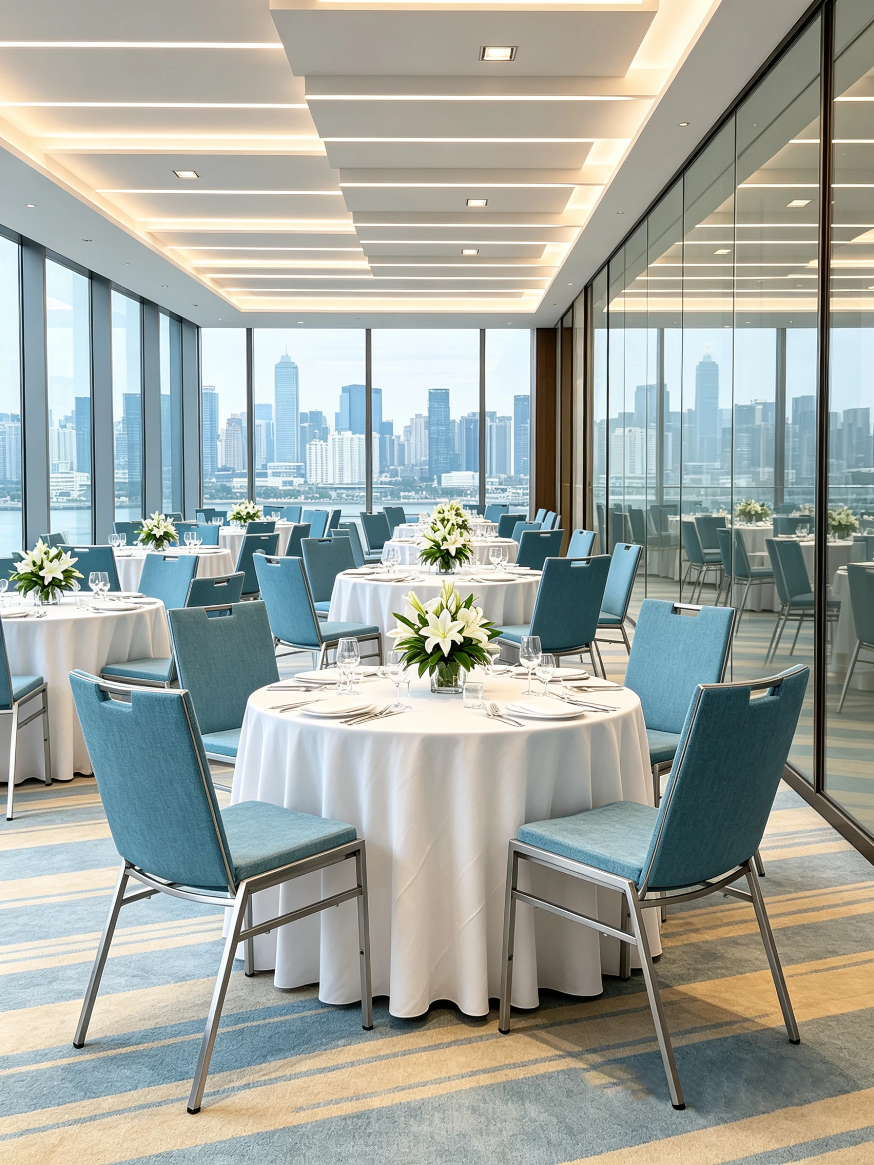 Stackable Commercial Banquet Chair for Meeting Rooms application scene