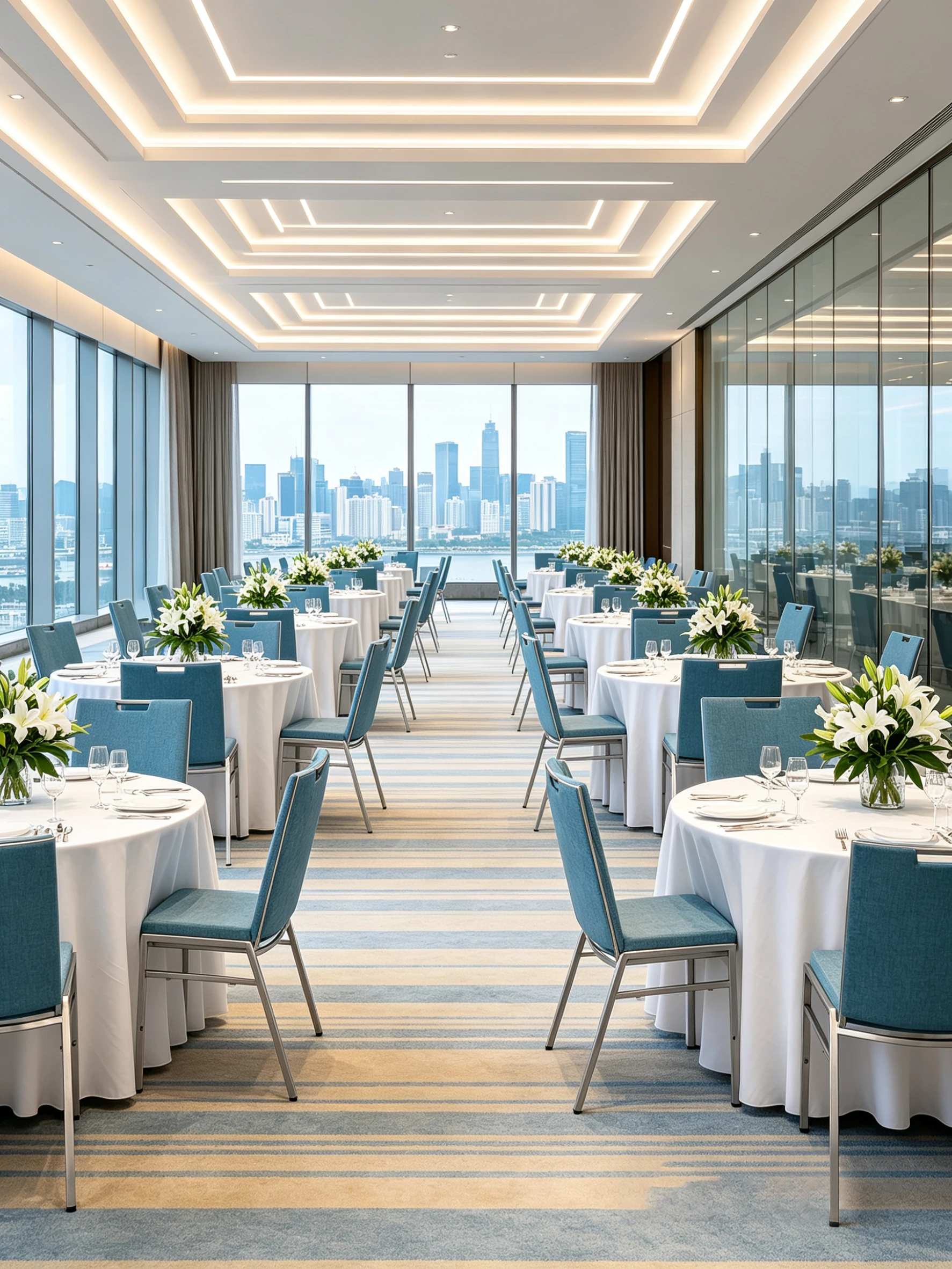 Stackable Commercial Banquet Chair for Meeting Rooms application scene