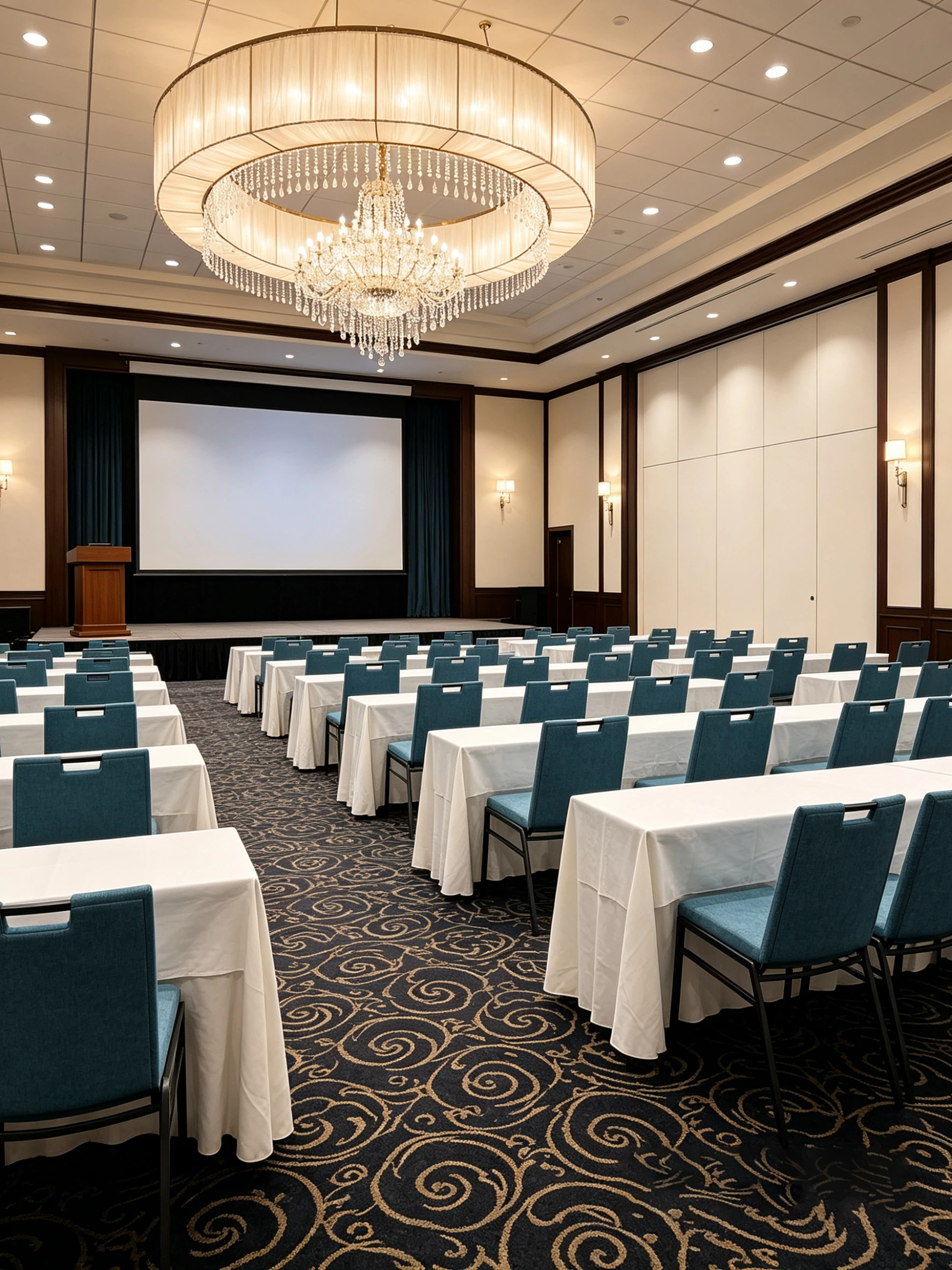 Stackable Commercial Banquet Chair for Meeting Rooms application scene