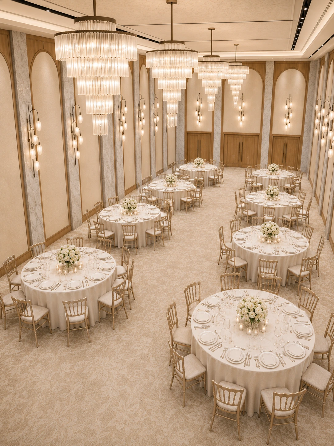Napoleon Banquet Chair for Weddings and Hotel Events application scene