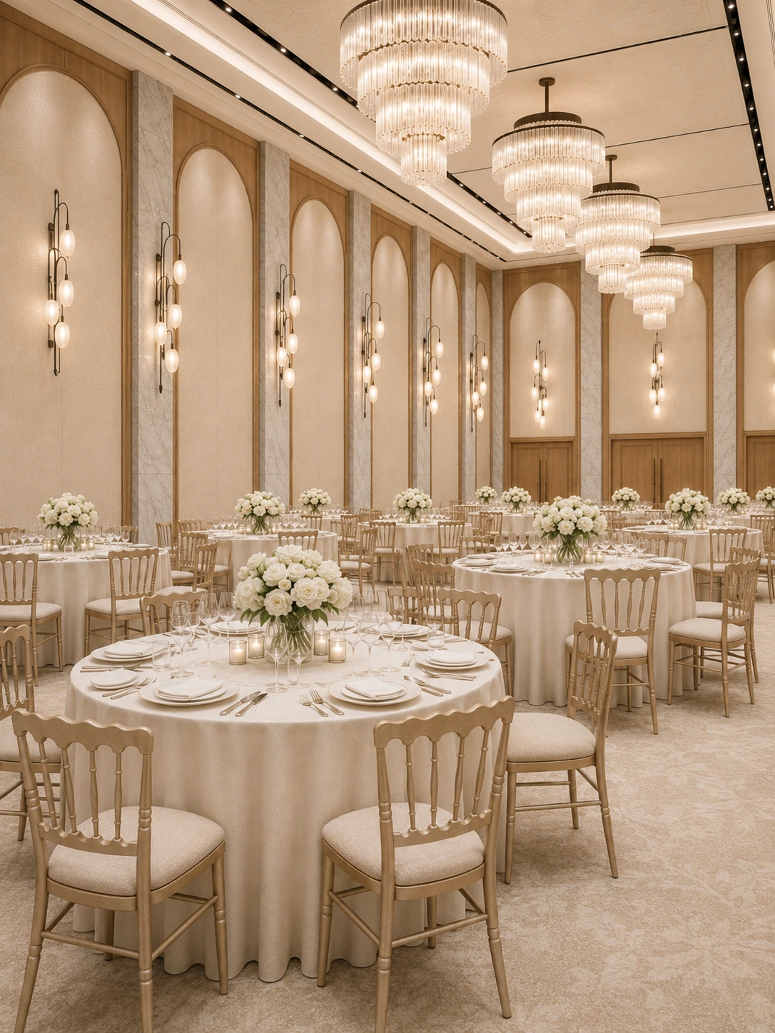 Napoleon Banquet Chair for Weddings and Hotel Events application scene