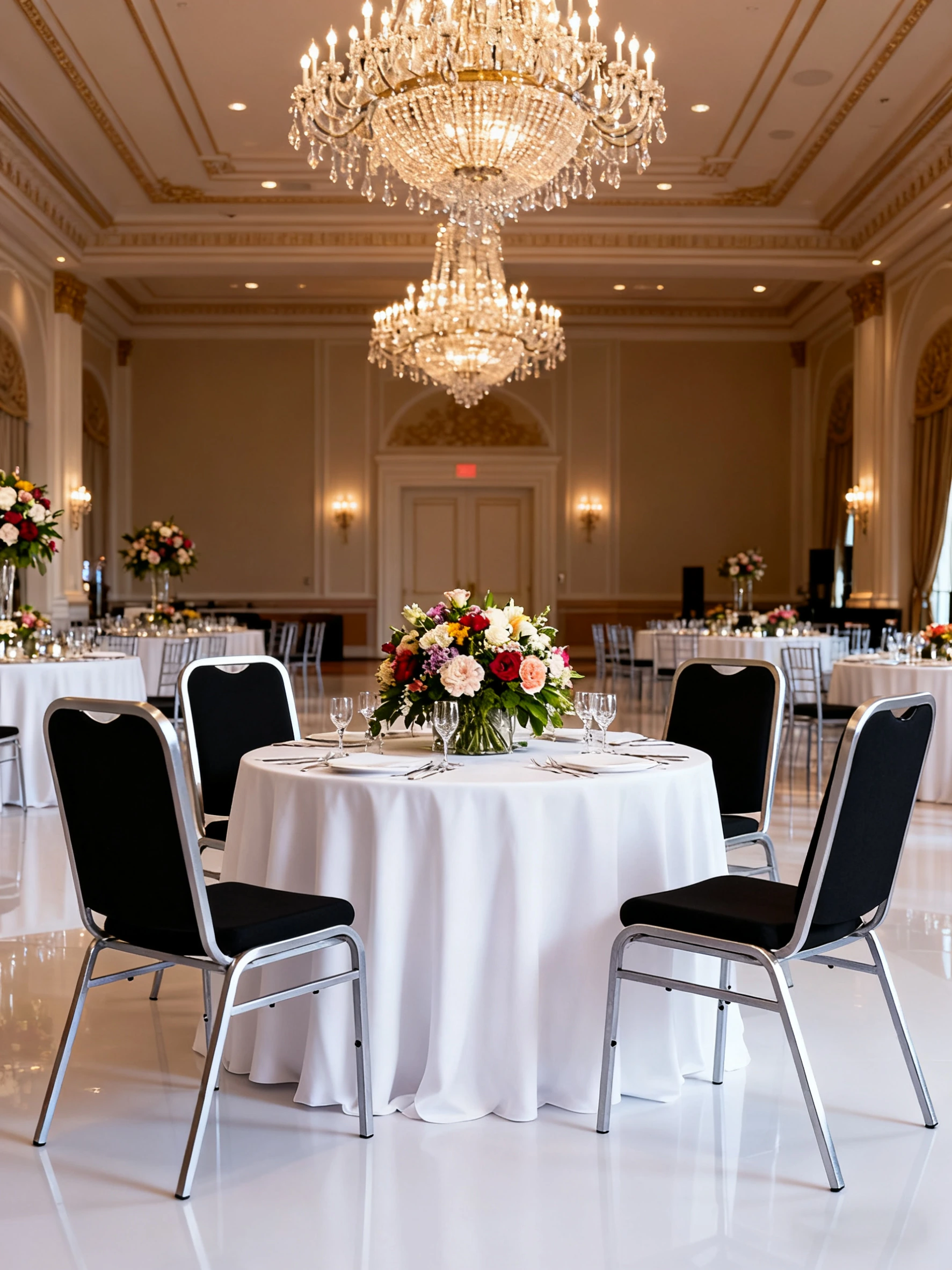 Stackable Hotel Banquet Chair for Conference Rooms application scene