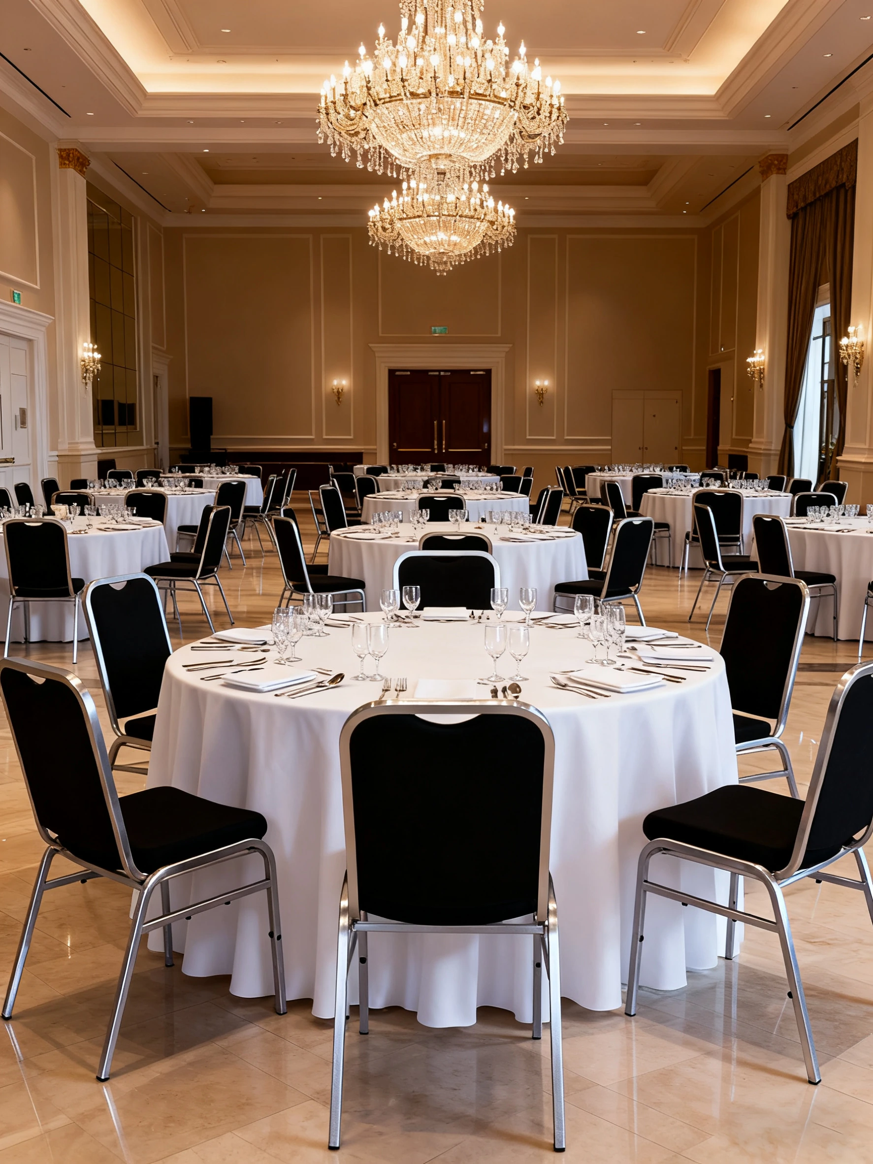 Stackable Hotel Banquet Chair for Conference Rooms application scene