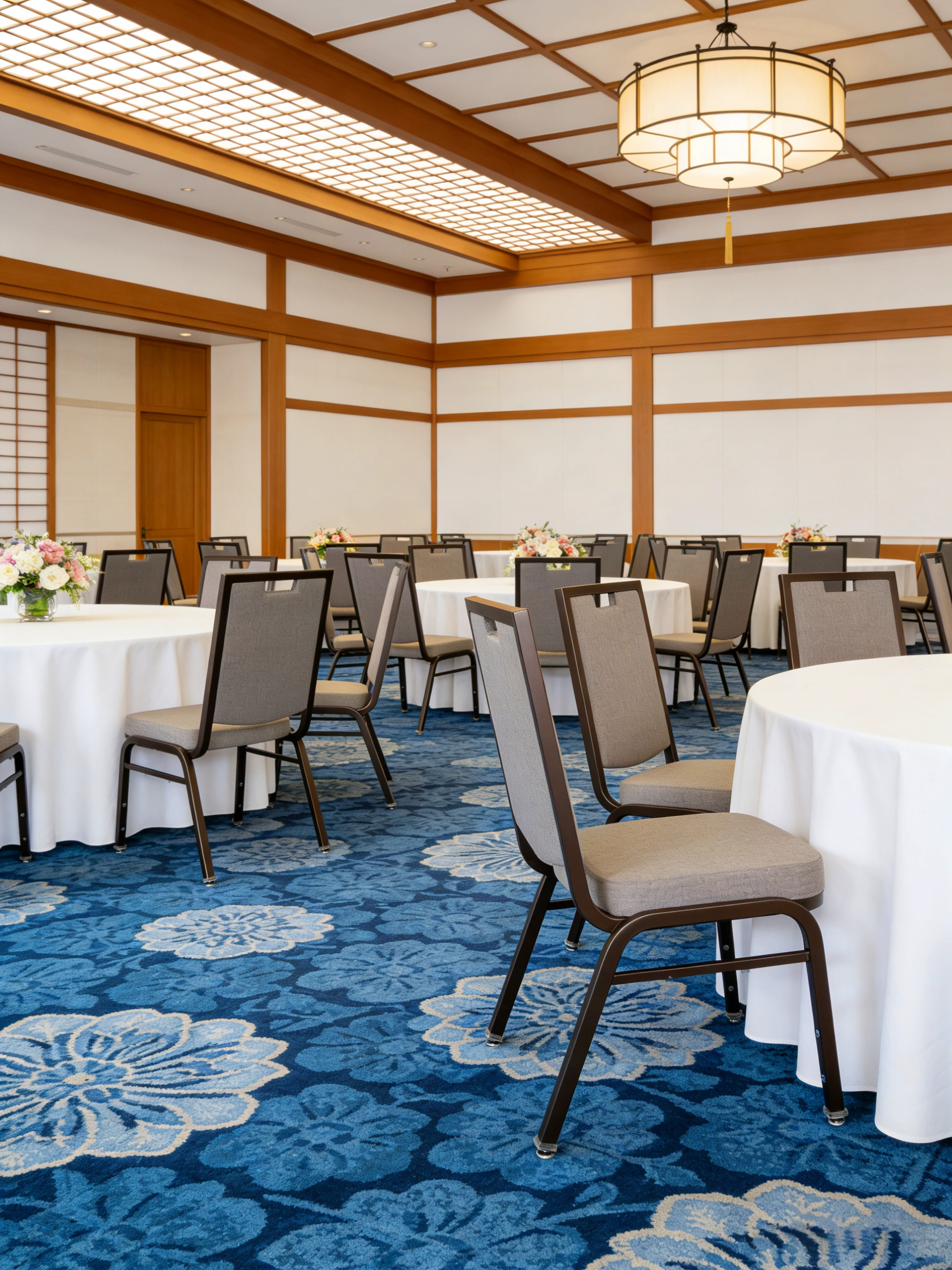 Stackable Upholstered Banquet Chair for Events application scene