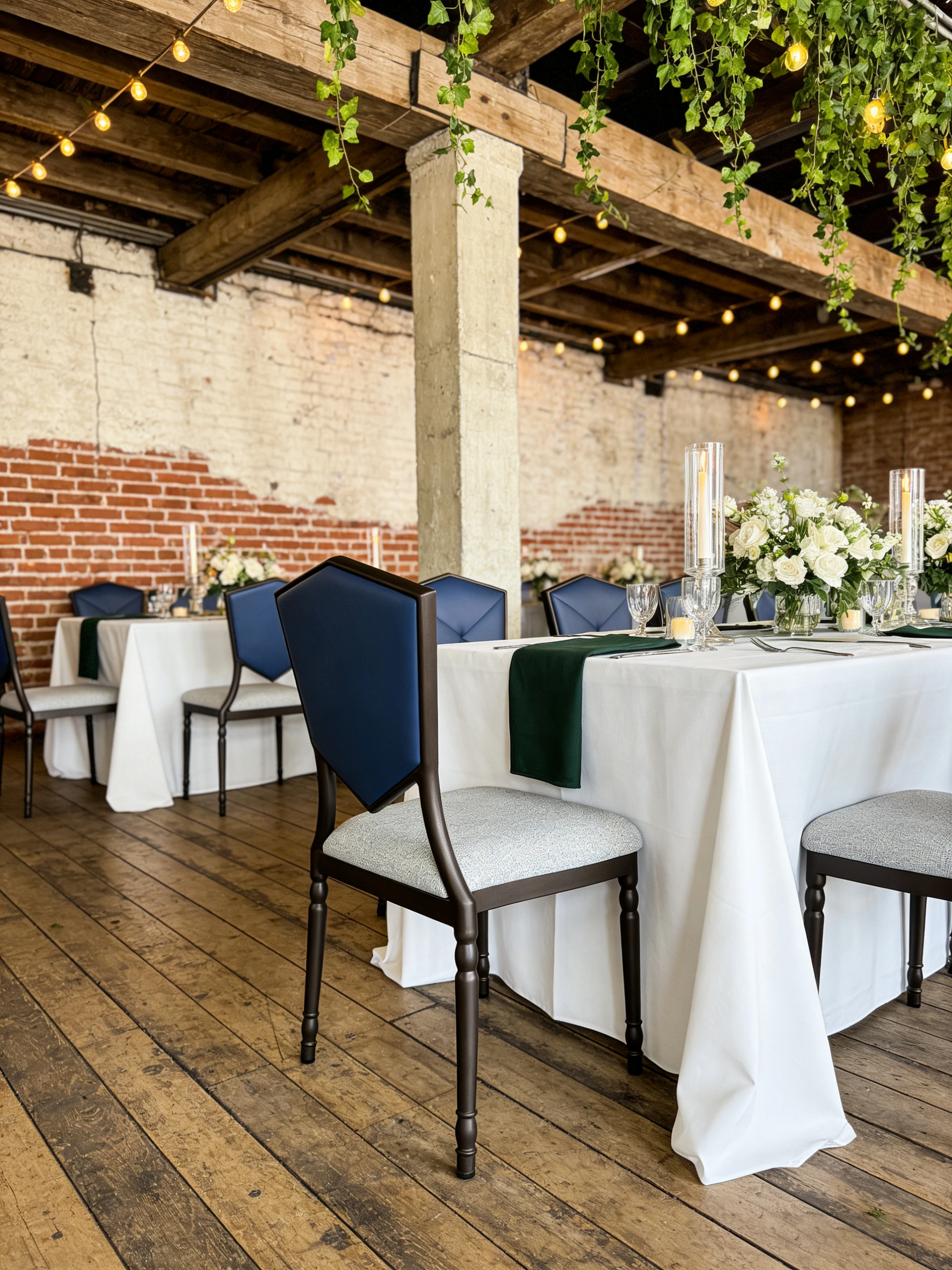Easy-Clean Upholstered Banquet Chair for Weddings application scene