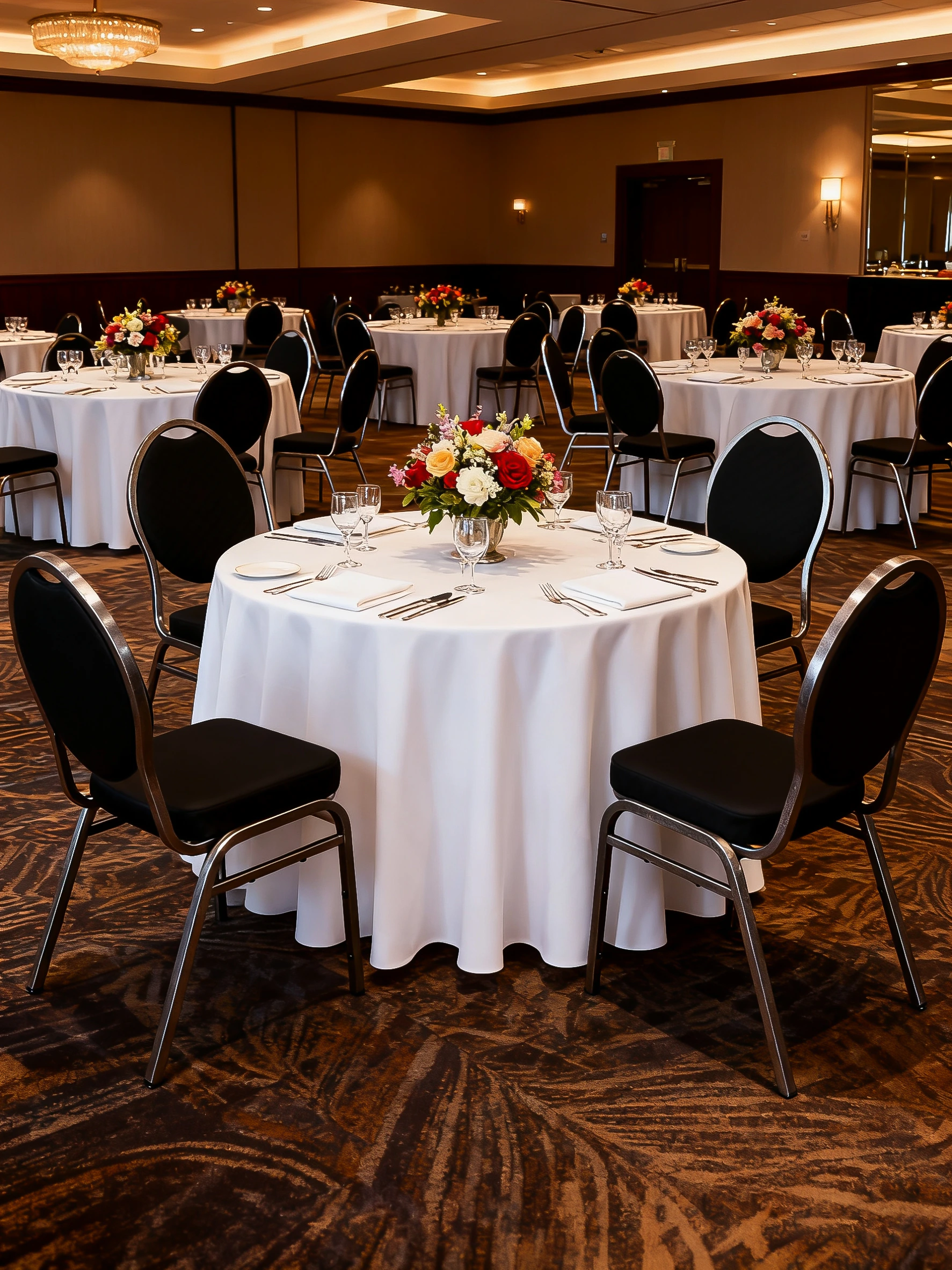 Stackable Hotel Banquet Chair for Corporate Events application scene