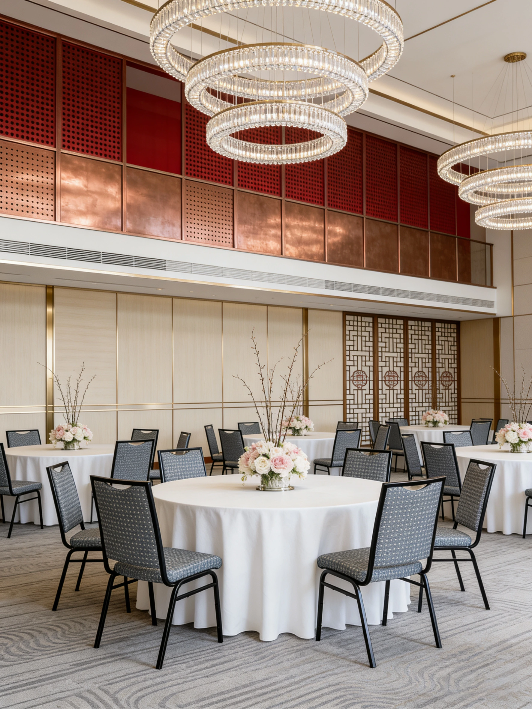 Stackable Steel Banquet Chair for Event Venues application scene