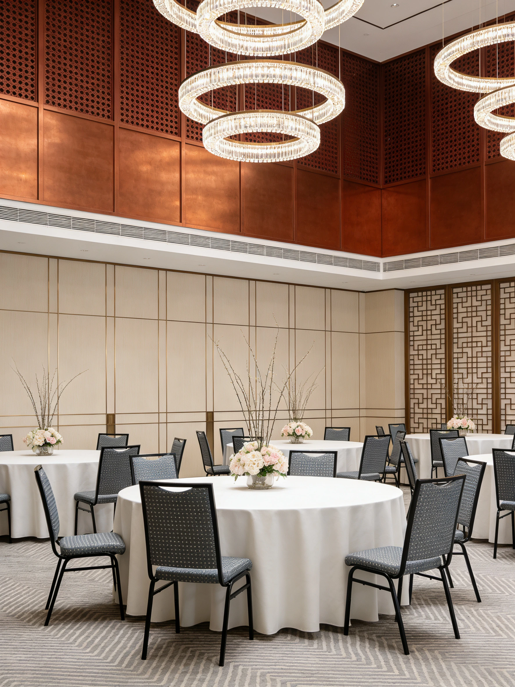 Stackable Steel Banquet Chair for Event Venues application scene