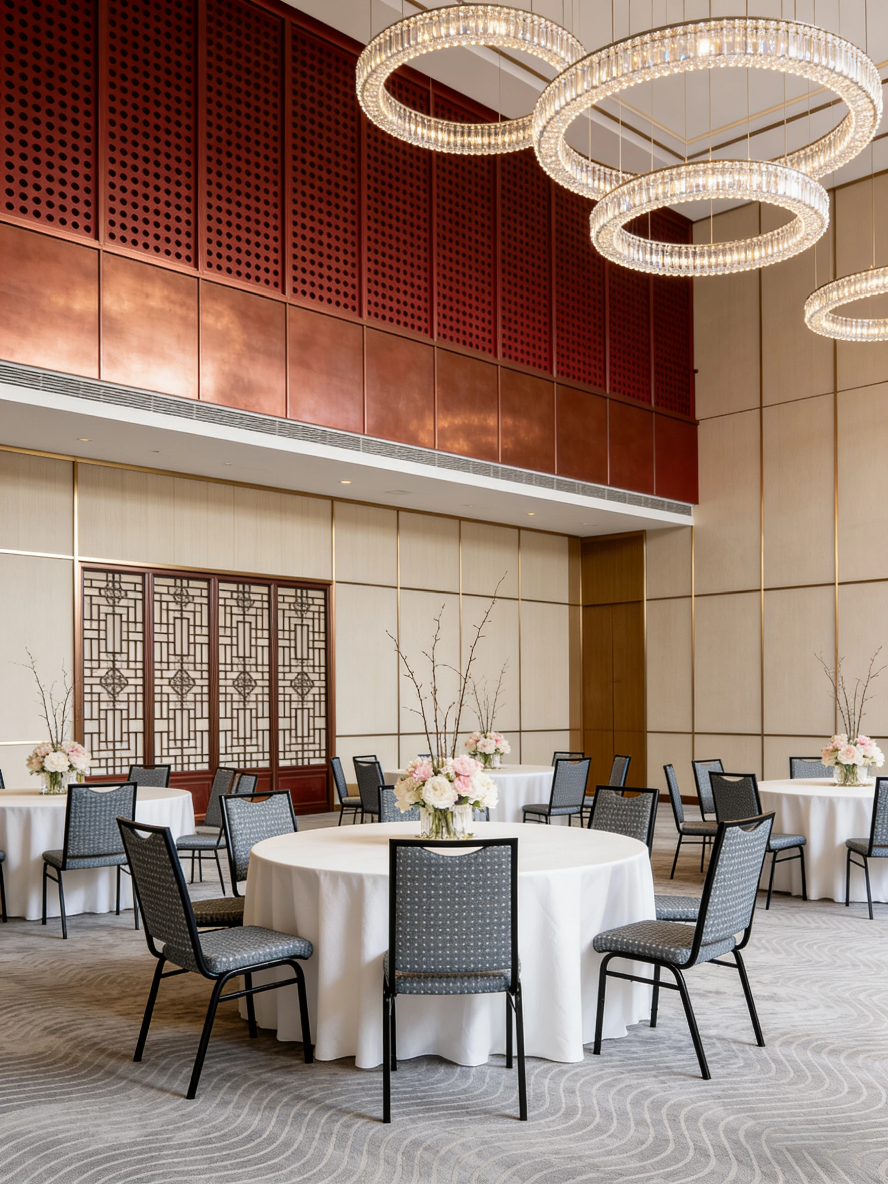 Stackable Steel Banquet Chair for Event Venues application scene