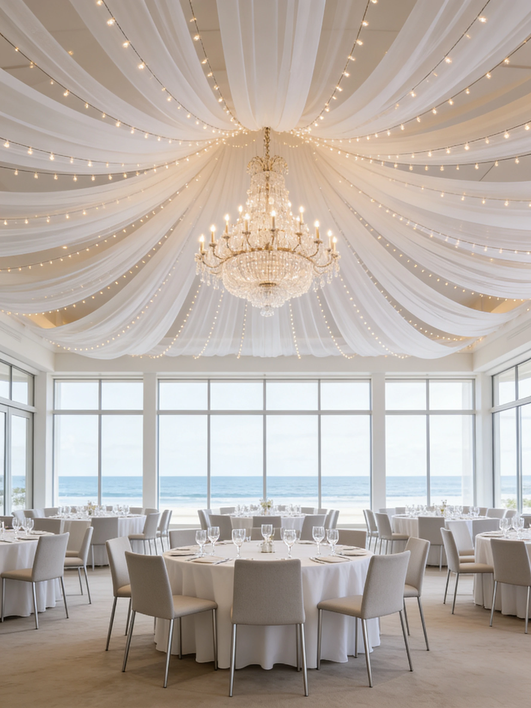 Stackable Stainless Steel Banquet Chair for Resorts application scene