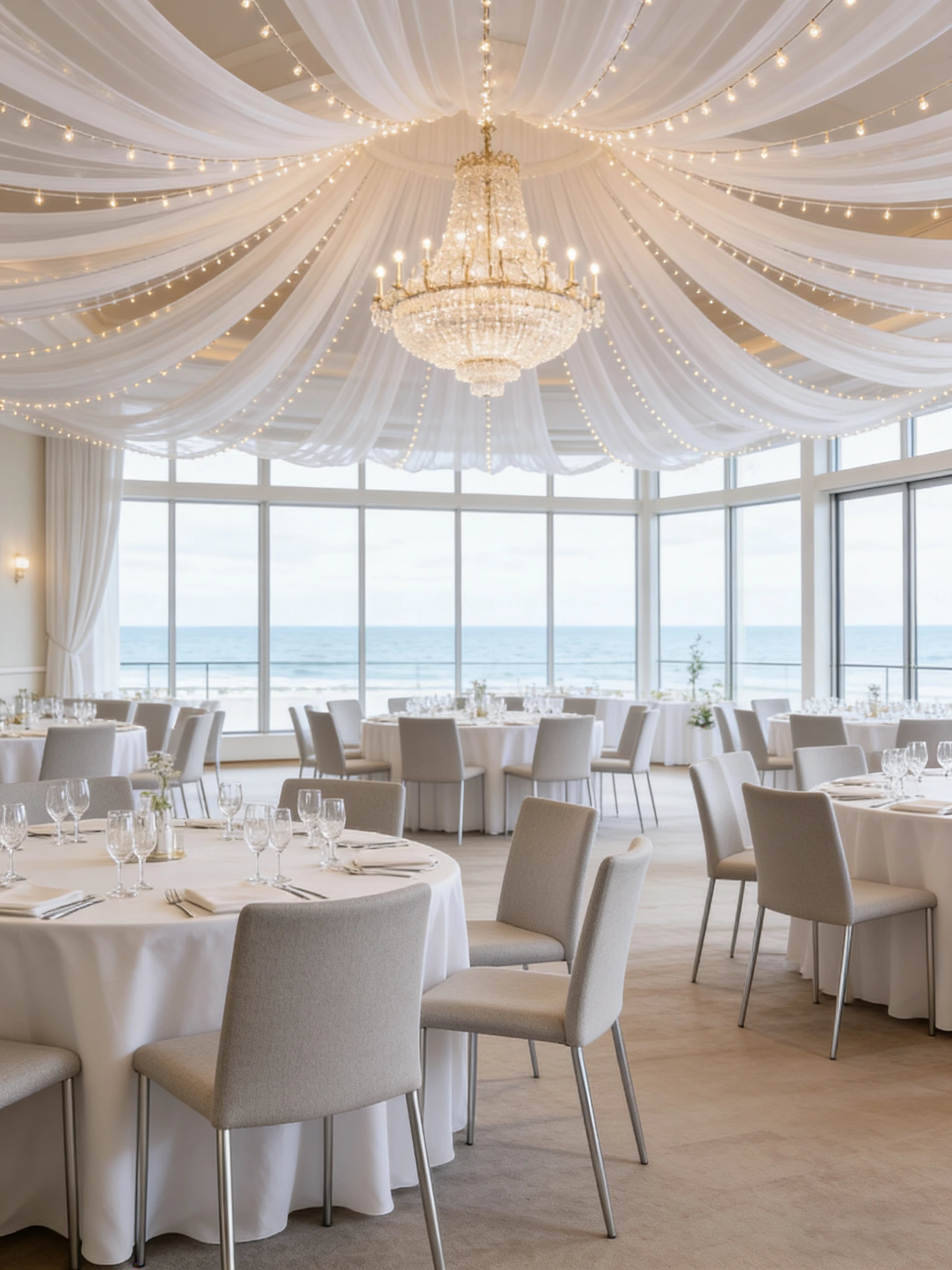 Stackable Stainless Steel Banquet Chair for Resorts application scene