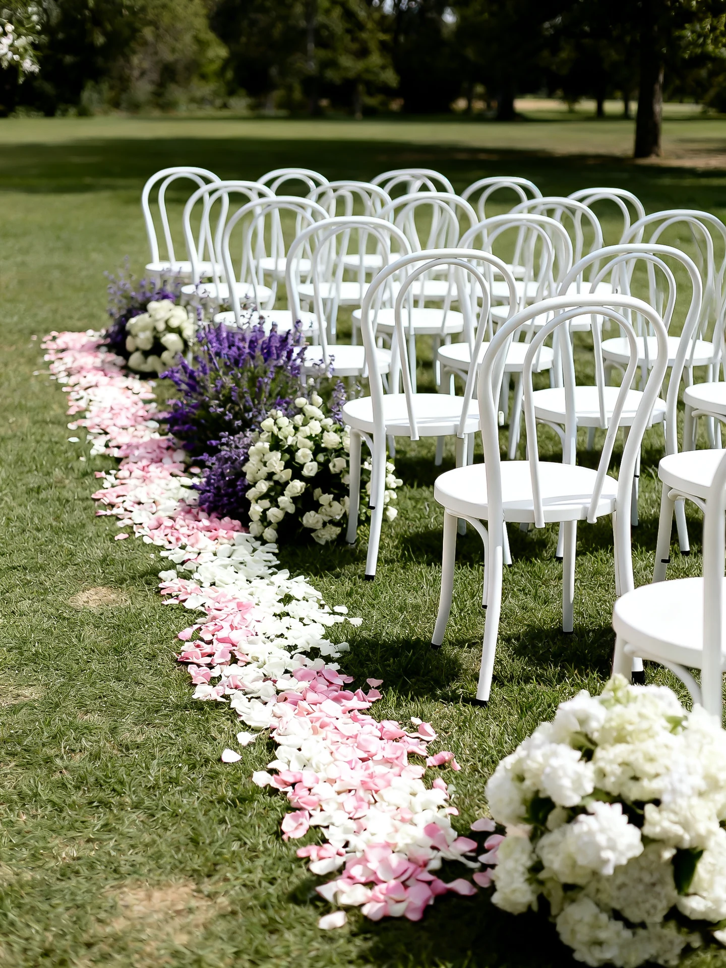 Wood-Look Metal Outdoor Dining Chair application scene