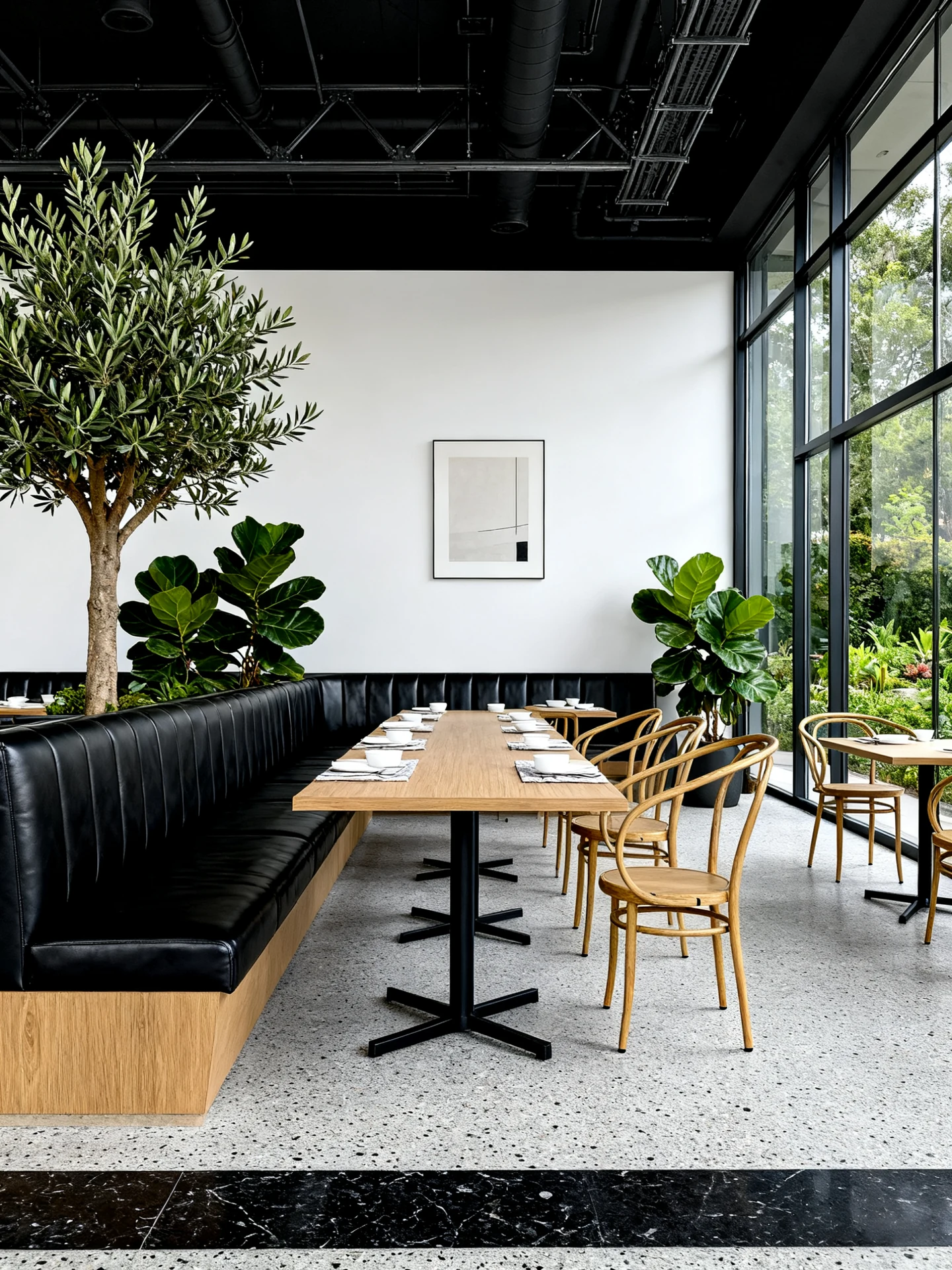 Metal-Frame Outdoor Dining Armchair application scene