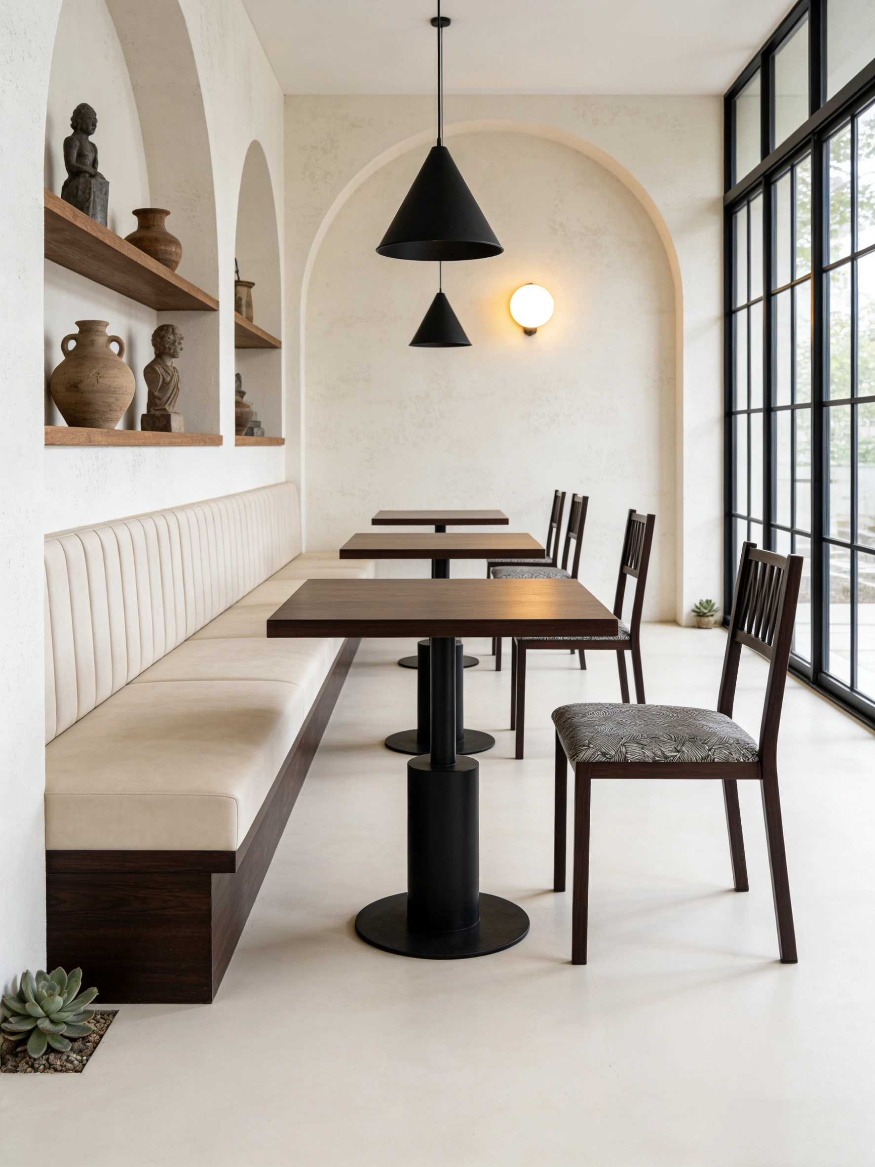 Stackable Wood-Look Metal Commercial Restaurant Chair for Hotel Dining application scene