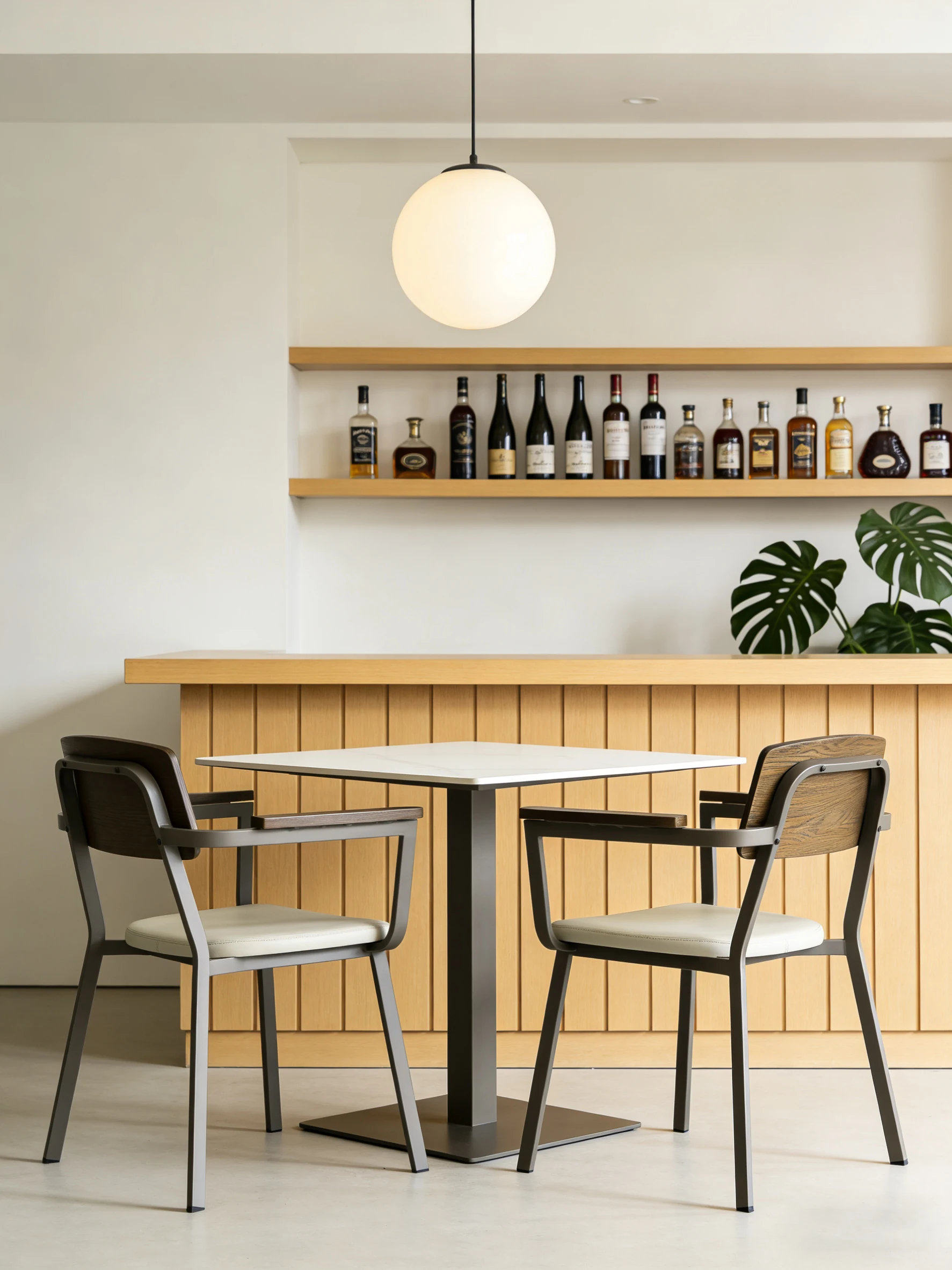 Stackable Upholstered Commercial Dining Armchair application scene