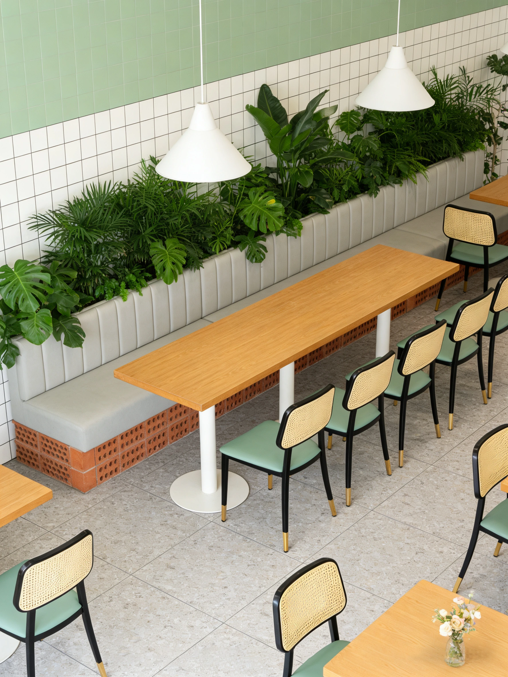 Cane-Back Commercial Restaurant Chair for Hotels application scene