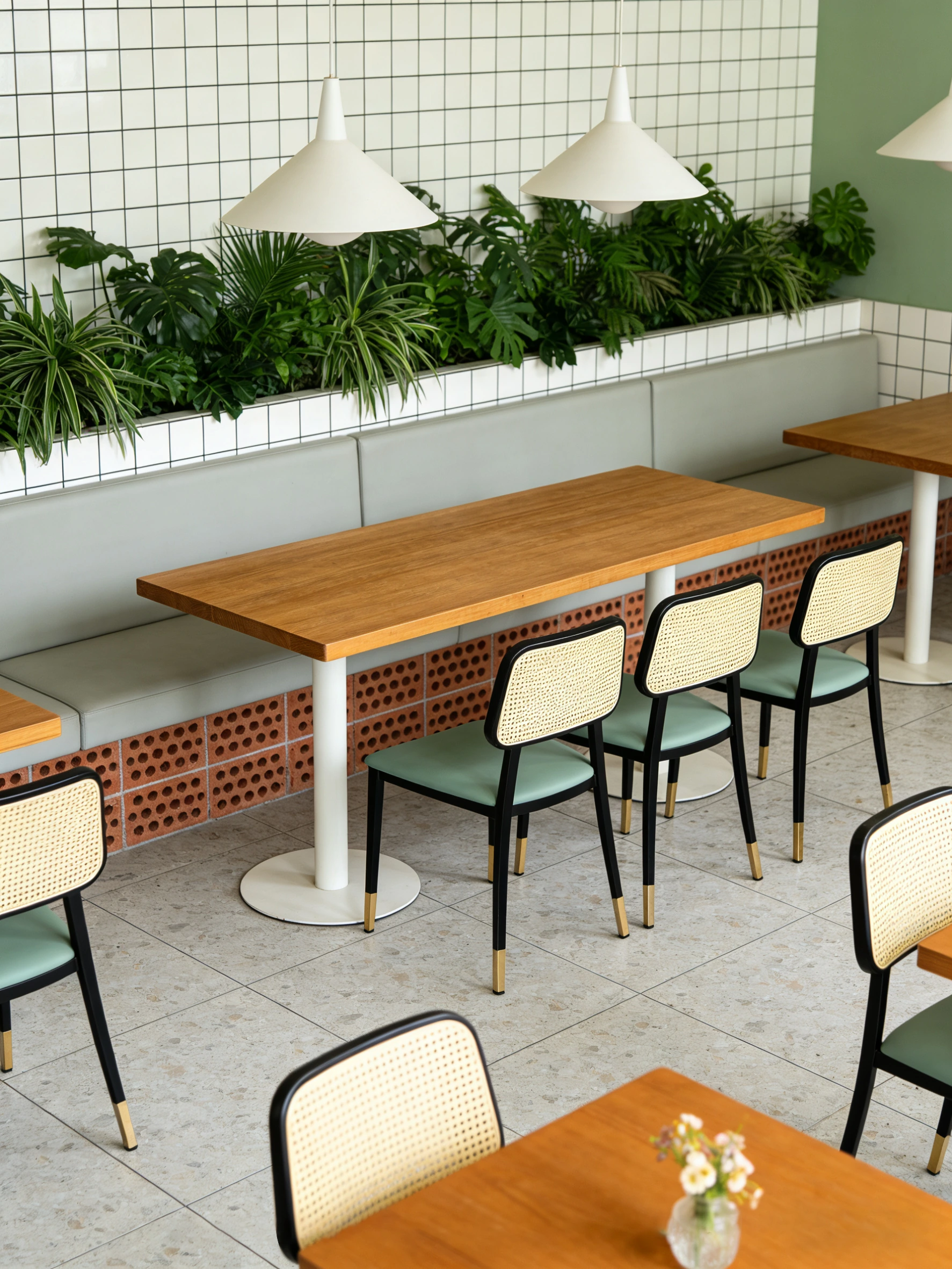 Cane-Back Commercial Restaurant Chair for Hotels application scene