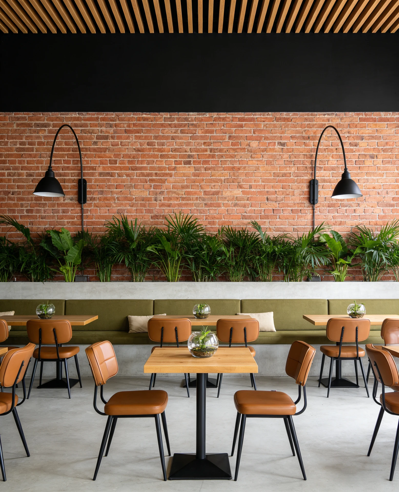 Easy-Clean Upholstered Commercial Restaurant Chair application scene