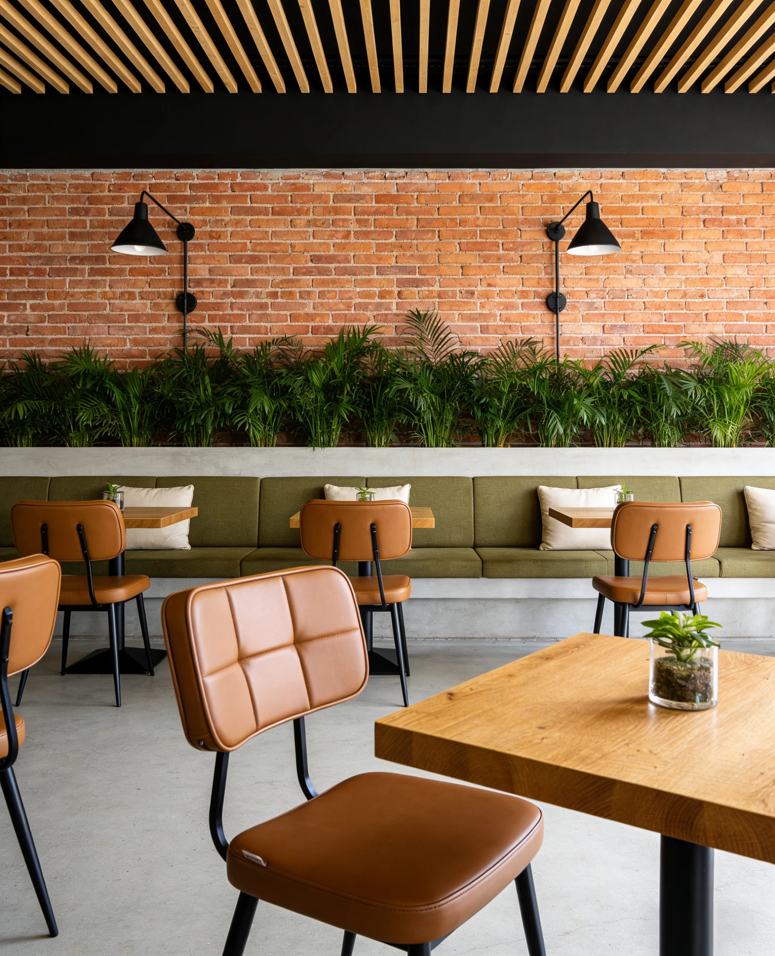 Easy-Clean Upholstered Commercial Restaurant Chair application scene