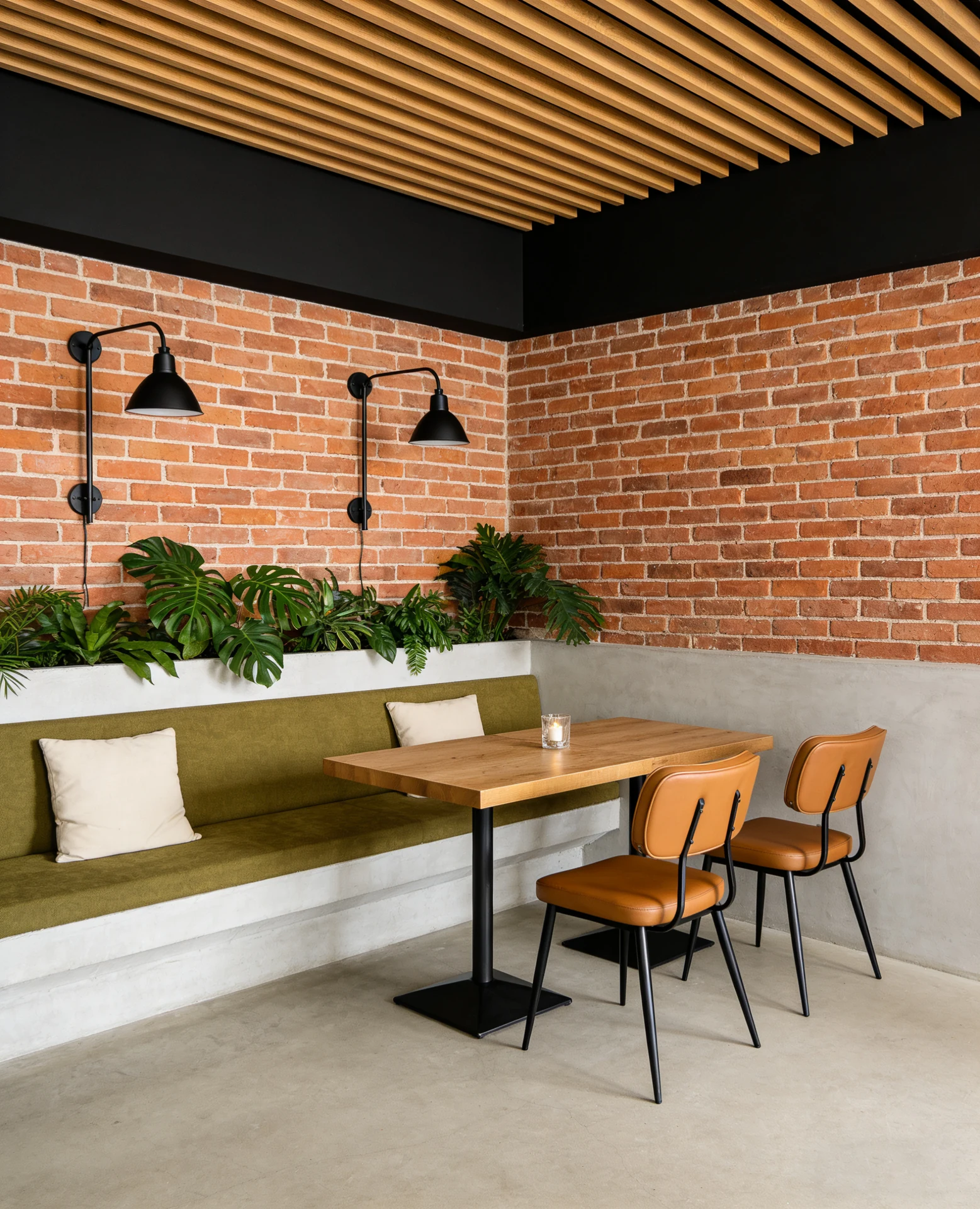 Easy-Clean Upholstered Commercial Restaurant Chair application scene