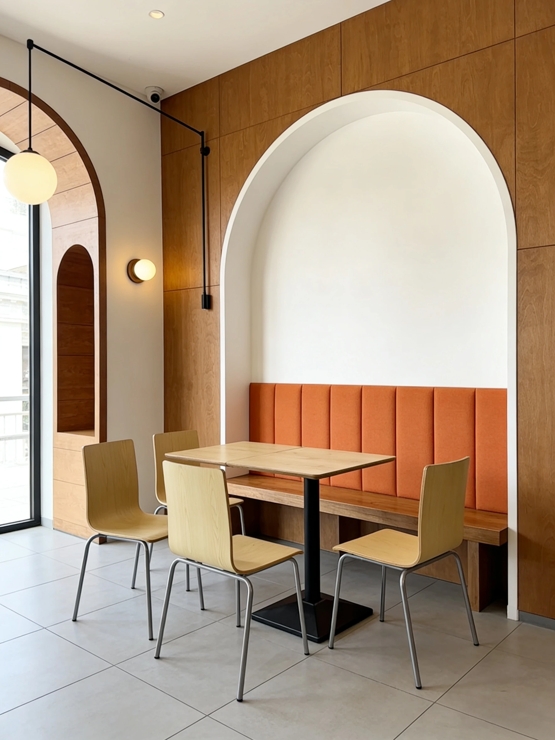 Stackable Commercial Restaurant Chair application scene