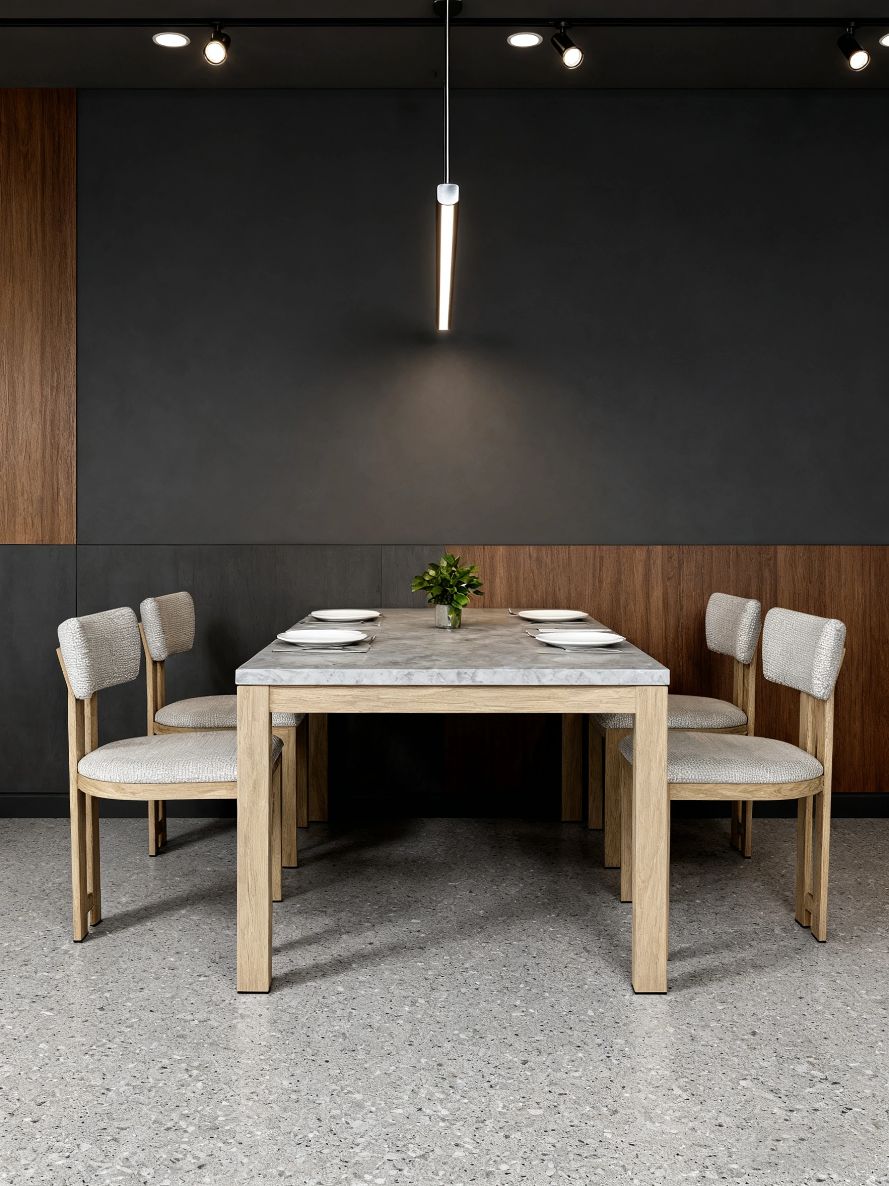 Wood-Look Metal Commercial Restaurant Chair for Hotel Dining application scene