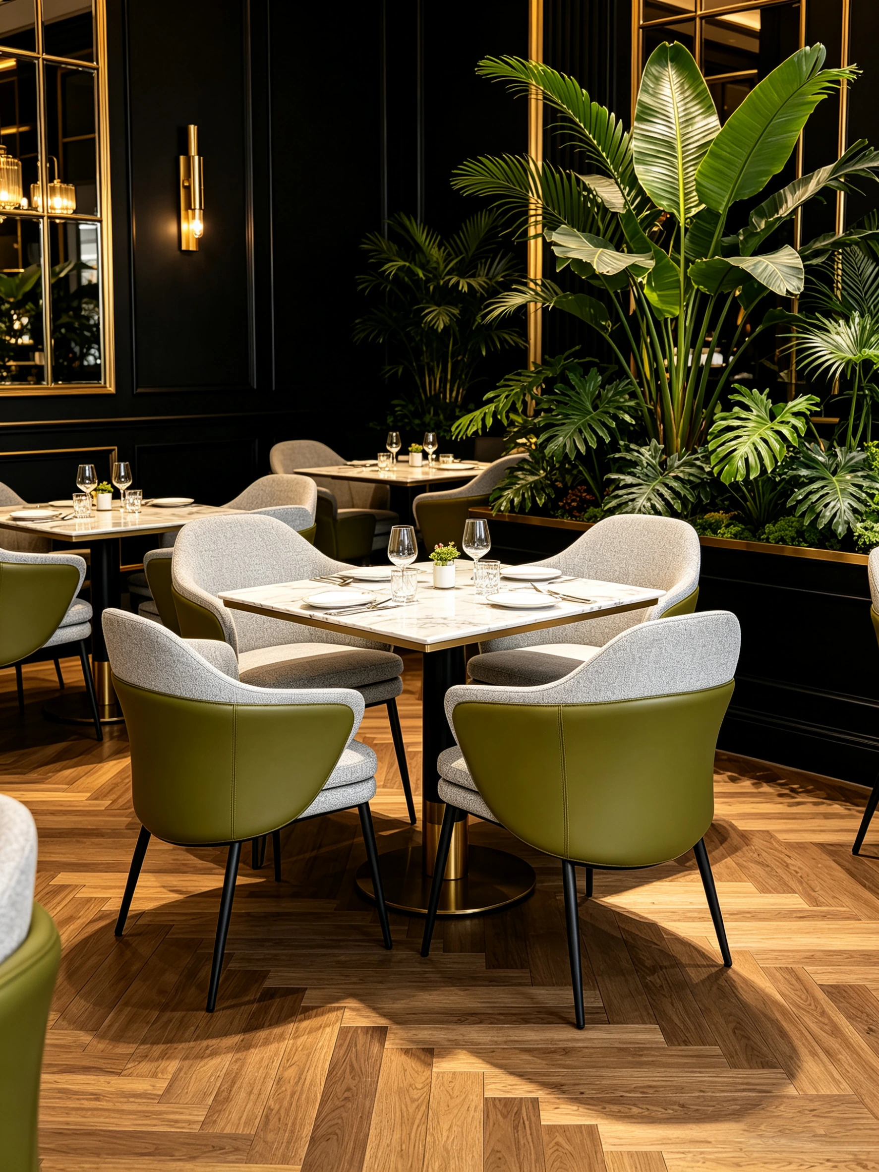 Shell-Back Hospitality Armchair application scene