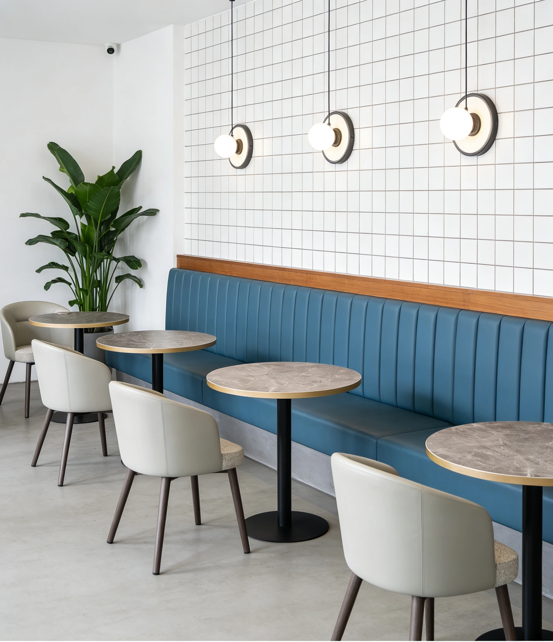 Easy-Clean PU Easy-Clean Commercial Restaurant Chair for Restaurants application scene